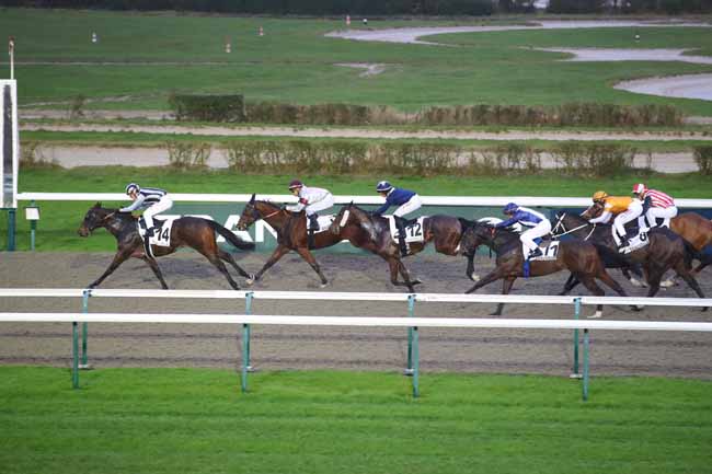 Photo d'arrivée de la course pmu PRIX DES DUNES DE BIVILLE à DEAUVILLE le Jeudi 23 janvier 2025