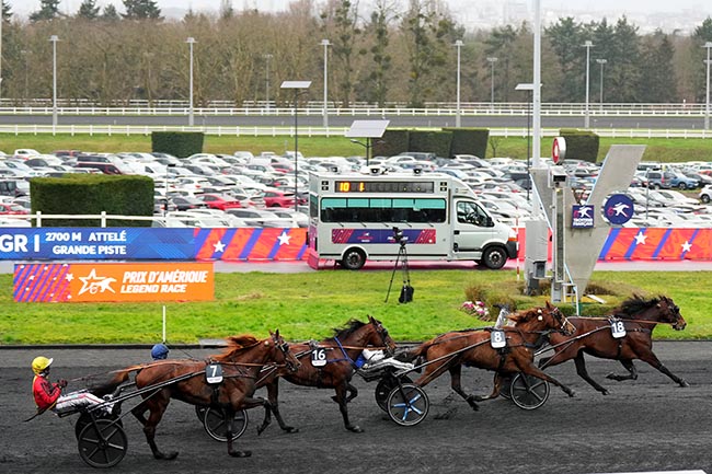 Arrivée quinté pmu PRIX D'AMERIQUE - AMERIQUE RACES à PARIS-VINCENNES