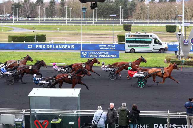 Arrivée quinté pmu PRIX DE LANGEAIS à PARIS-VINCENNES
