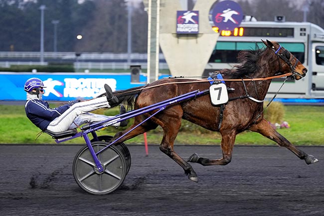 Photo d'arrivée de la course pmu PRIX JEAN-PAUL BERTRAND à PARIS-VINCENNES le Vendredi 7 février 2025