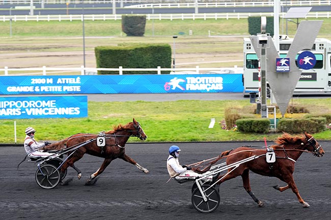 Photo d'arrivée de la course pmu PRIX DE GUISE à PARIS-VINCENNES le Mercredi 12 février 2025