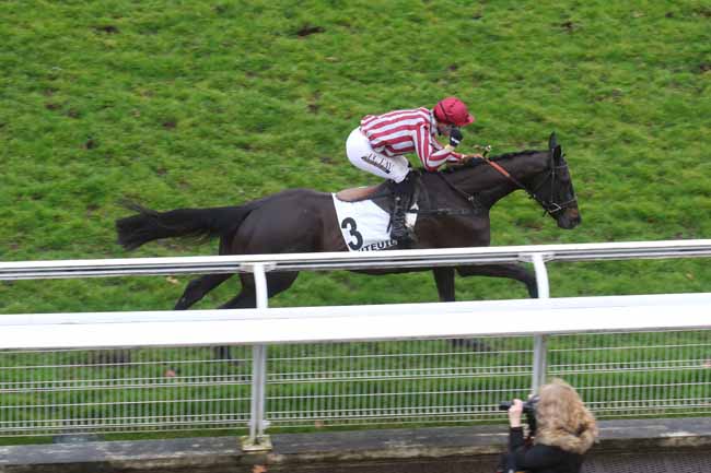 Photo d'arrivée de la course pmu PRIX JEAN DOUMEN à AUTEUIL le Lundi 24 février 2025