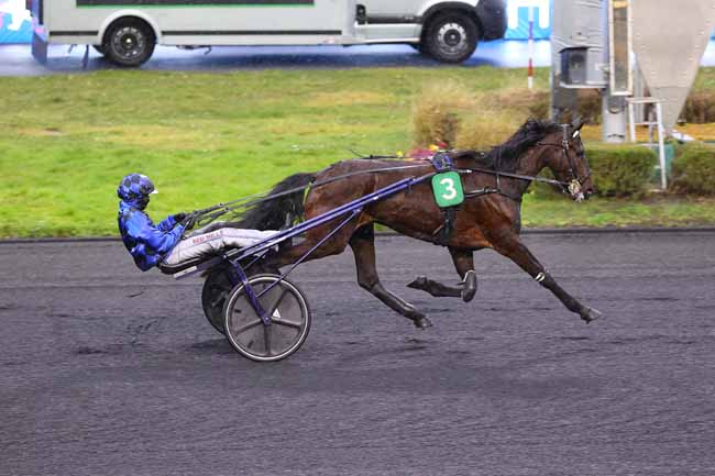 Photo d'arrivée de la course pmu PRIX DE BEMECOURT à PARIS-VINCENNES le Mercredi 26 février 2025