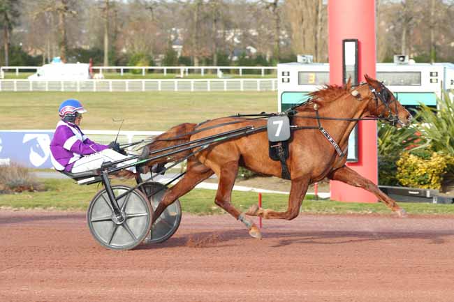 Photo d'arrivée de la course pmu PRIX DE SANARY-SUR-MER à ENGHIEN le Vendredi 7 mars 2025