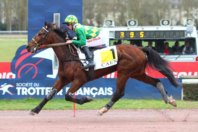 Photo d'arrivée de la course pmu PRIX DE DUCEY à CAEN le Lundi 10 mars 2025