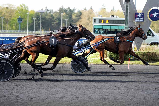 Photo d'arrivée de la course pmu PRIX DOROPHEA à PARIS-VINCENNES le Mardi 8 avril 2025