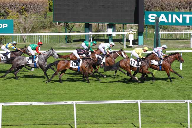 Photo d'arrivée de la course pmu PRIX DU PAVILLON DES INDES à SAINT CLOUD le Vendredi 11 avril 2025