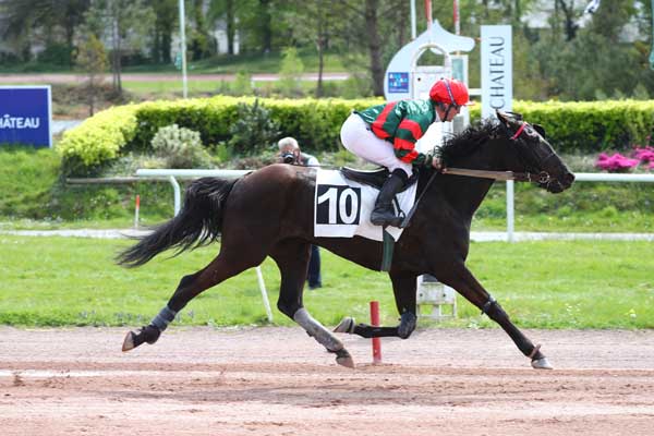 Photo d'arrivée de la course pmu PRIX CONSEIL DEPARTEMANTAL DE LOIRE-ATLANTIQUE à PONTCHATEAU le Mercredi 16 avril 2025