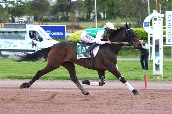Photo d'arrivée de la course pmu PRIX CONSEIL REGIONAL DES PAYS DE LOIRE à PONTCHATEAU le Mercredi 16 avril 2025