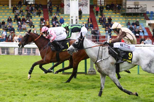 Photo d'arrivée de la course pmu PRIX LA BATE à COMPIEGNE le Mardi 22 avril 2025