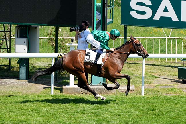 Photo d'arrivée de la course pmu PRIX FOURIRE à SAINT CLOUD le Jeudi 1 mai 2025