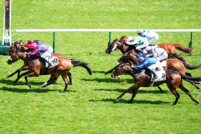 Photo d'arrivée de la course pmu PRIX DE LA VILLE DE PARIS à LONGCHAMP le Dimanche 4 mai 2025