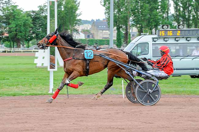 Photo d'arrivée de la course pmu PRIX DE COULEUVRE à VICHY le Lundi 5 mai 2025
